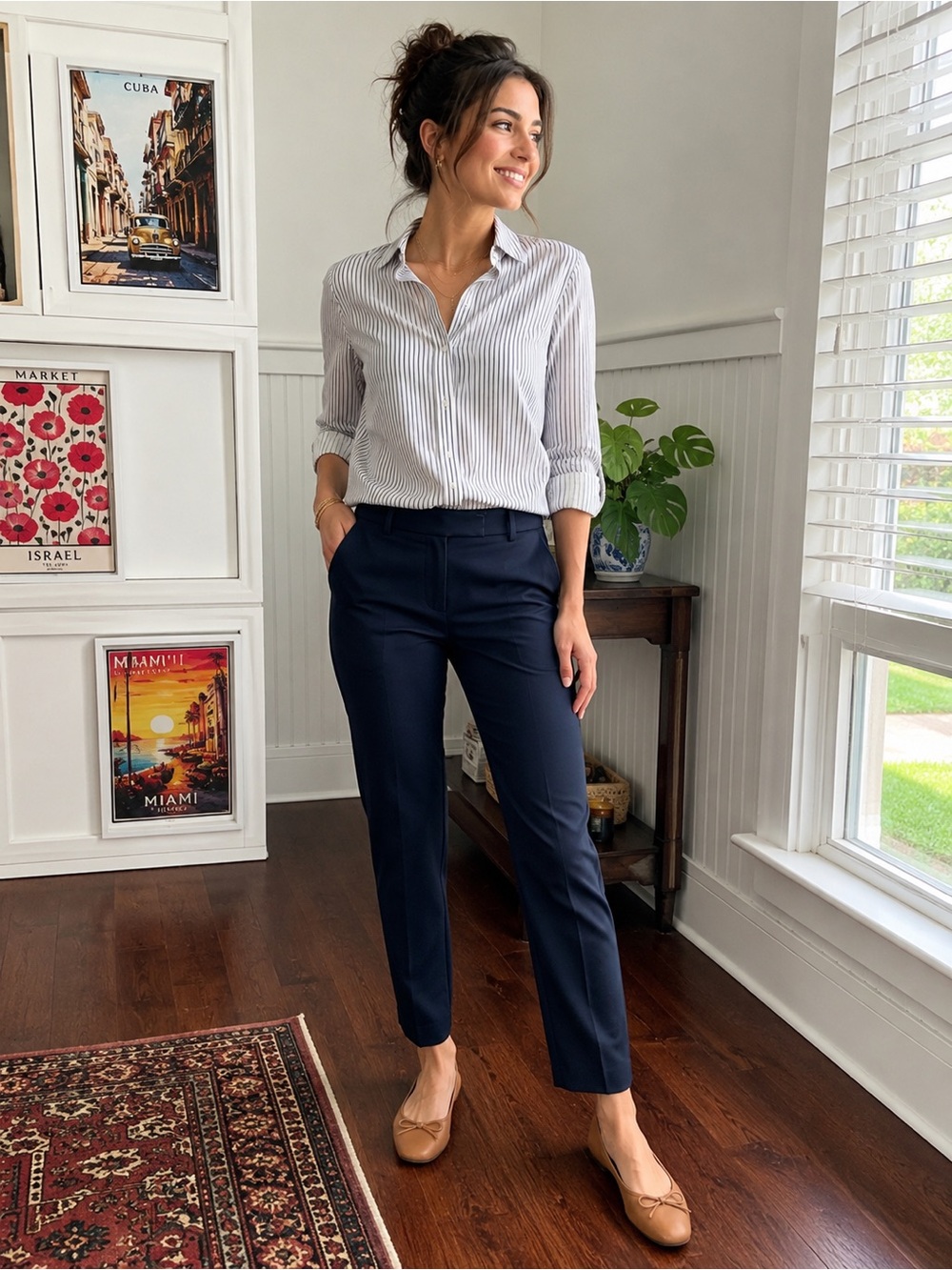 NWT - J.Crew Winnie Pants - Gorgeous Navy - Size - 12P